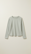 Long-Sleeve Performance Top Pale Sage