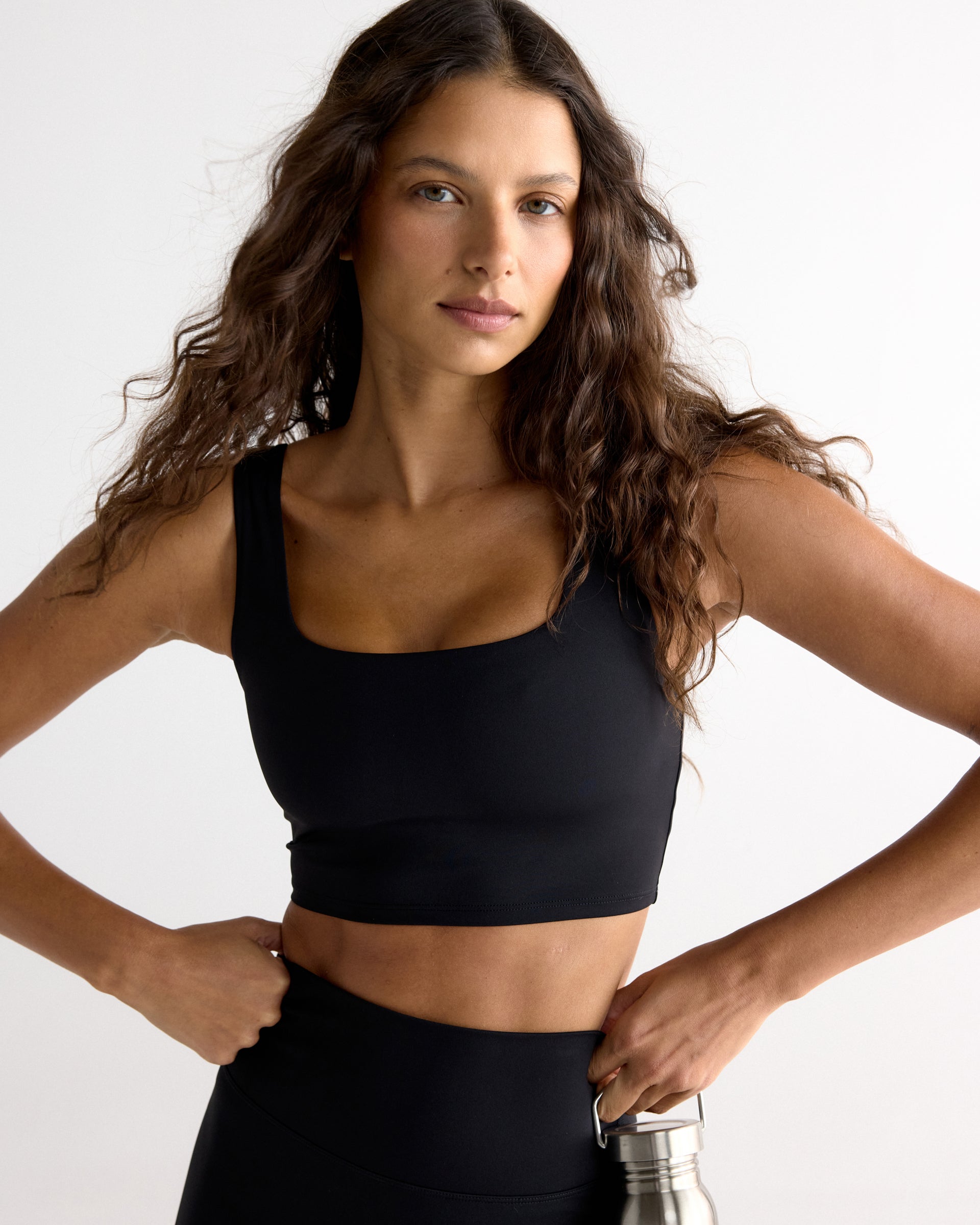 Ultimate Square Neck Bra - Black