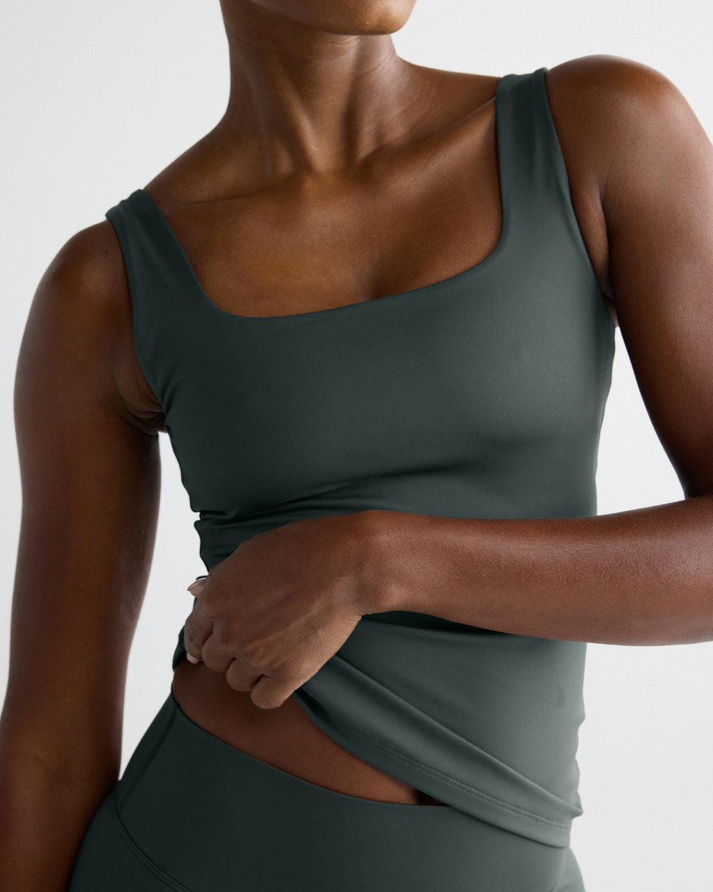 Ultimate Square Neck Top - Sea Green