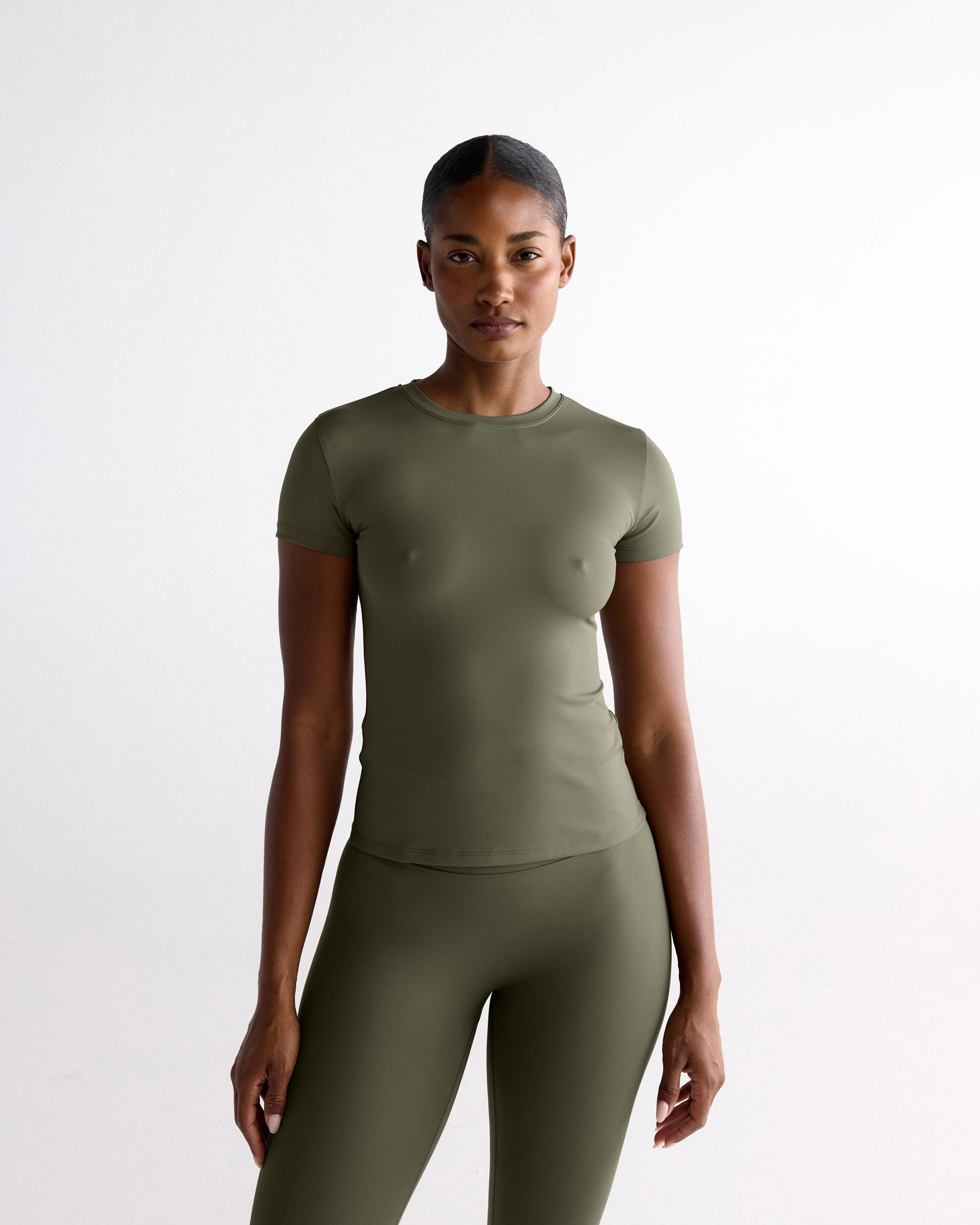 Ultimate Short Sleeve Top - Olive Green
