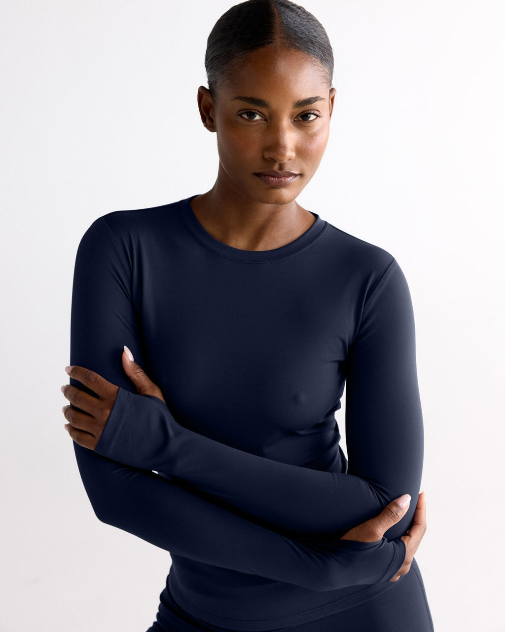 Ultimate Long Sleeve Top - Navy Blue