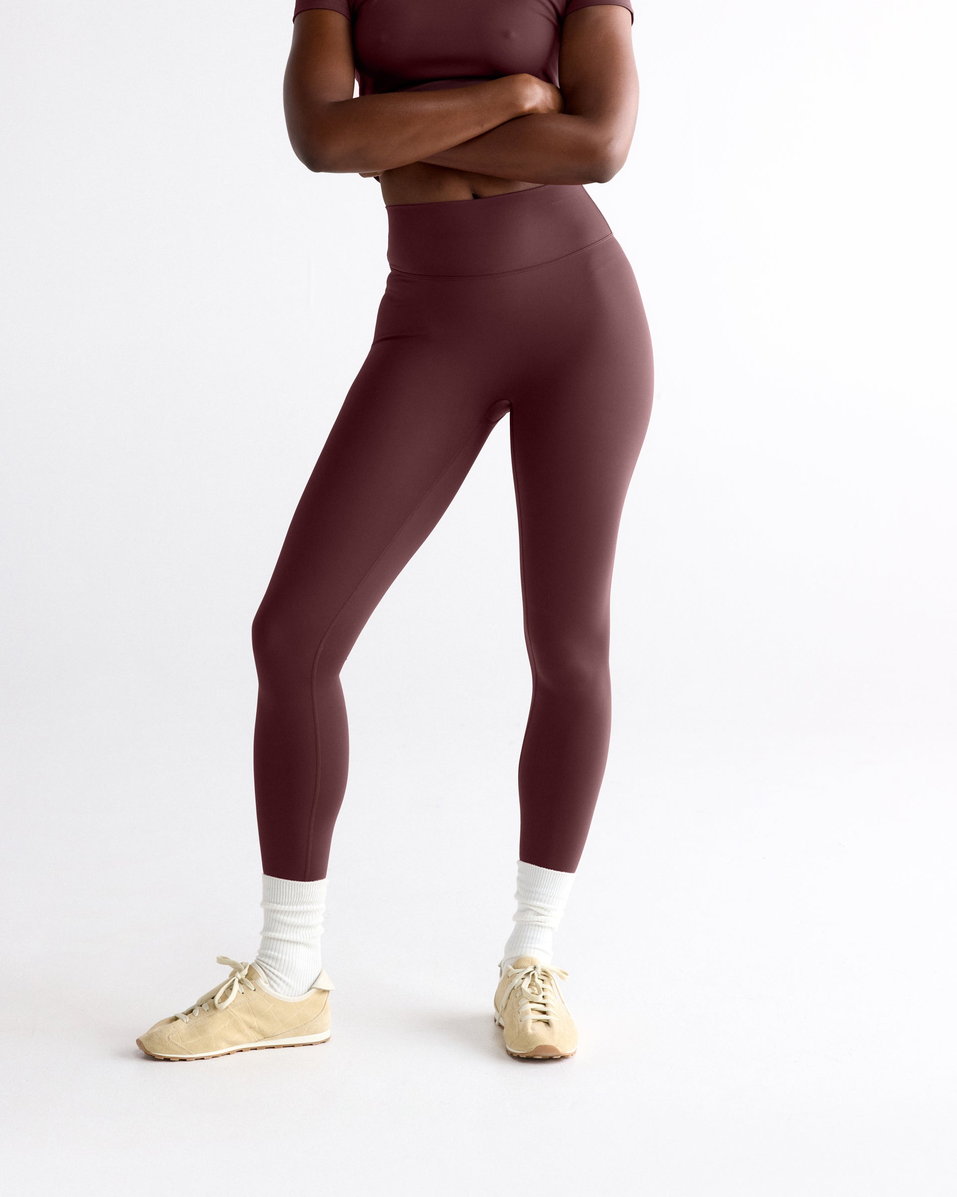 Ultimate Leggings - Mulberry Red