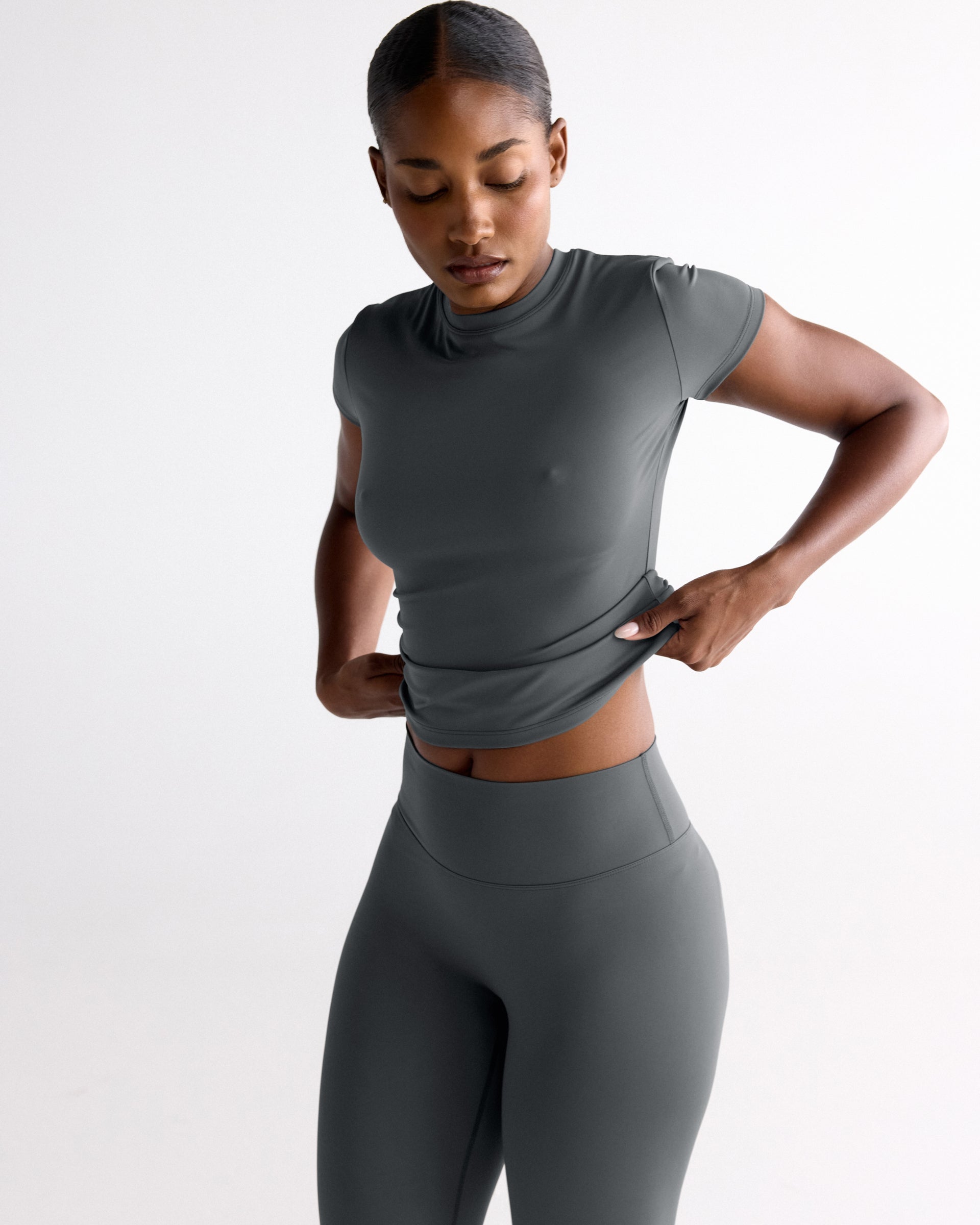 Ultimate Short Sleeve Top - Graphite Grey