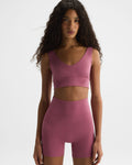 Ultimate V-Neck Bra - Deep Pink