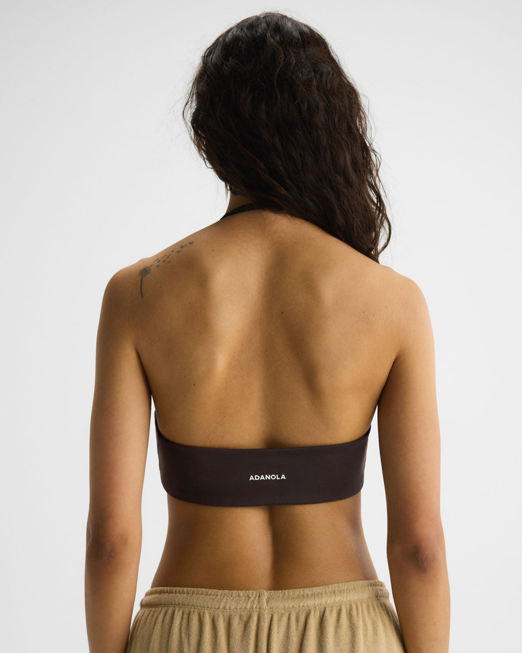 Ultimate Halter Double Layer Bra - Coffee Bean/Dusty Brown