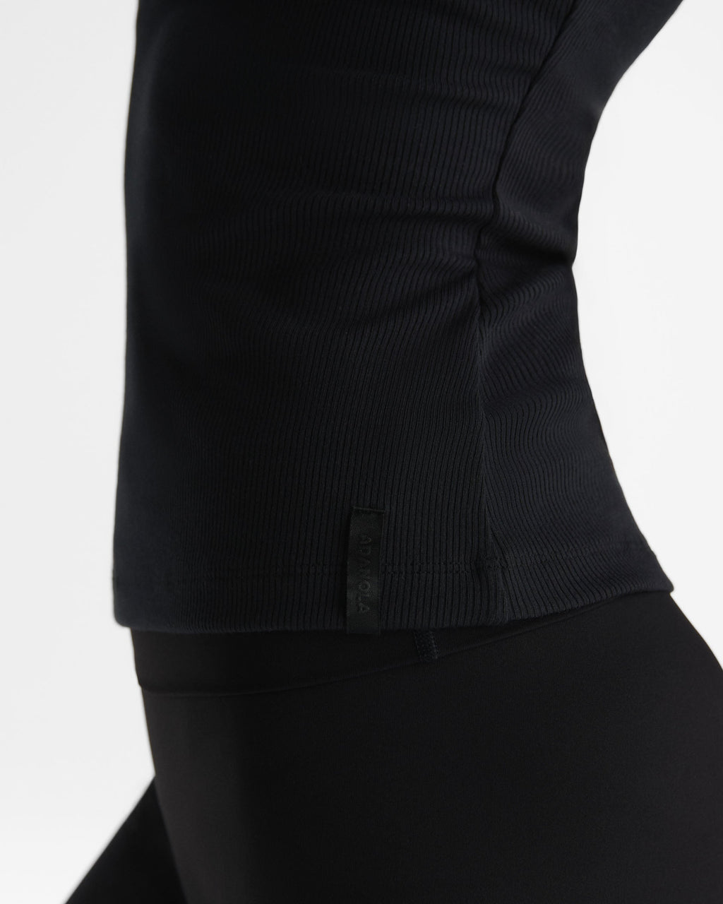 Modal Soft Rib Square Neck Cami Top - Black