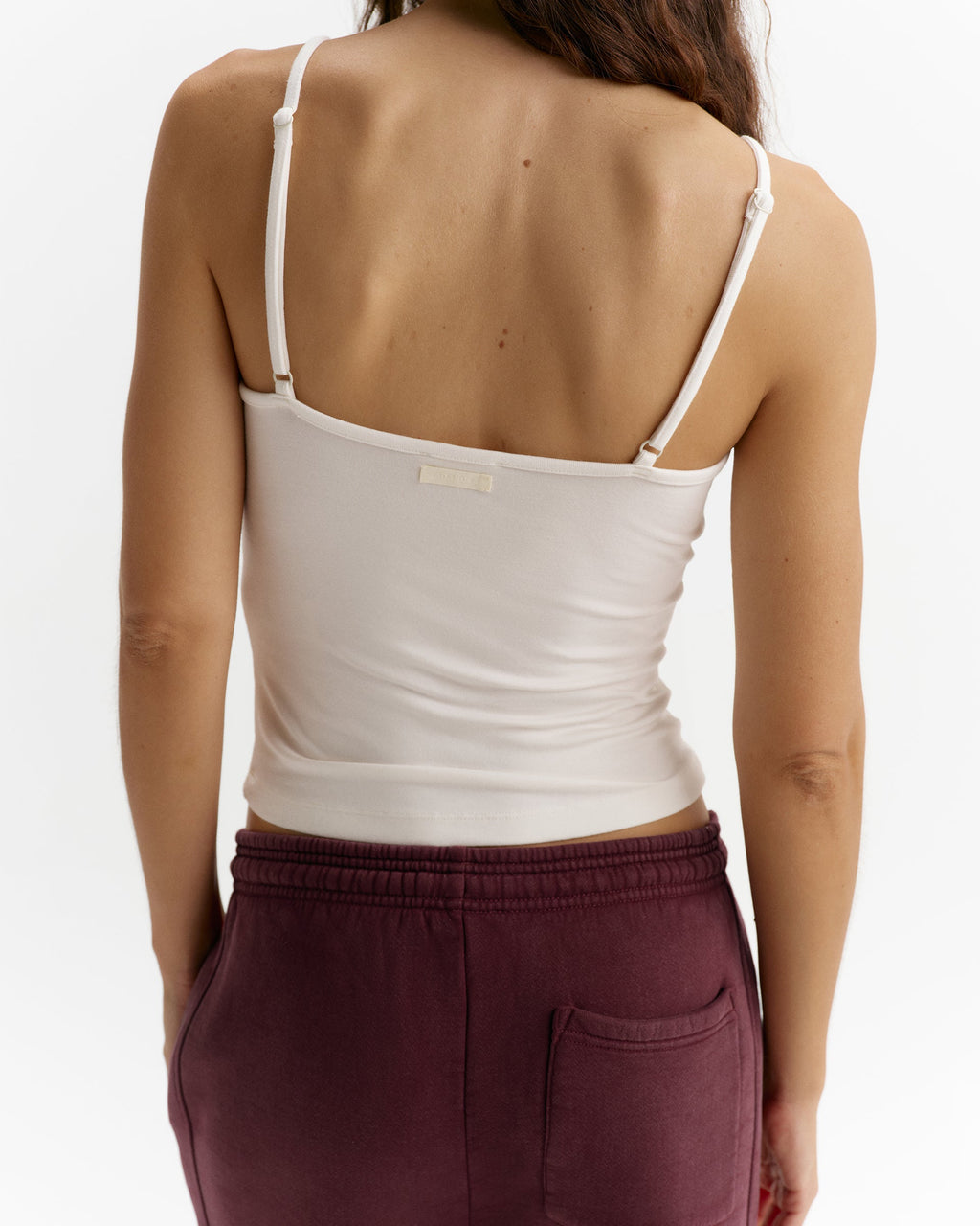 Modal Soft Lounge Cami Top - Marshmallow White