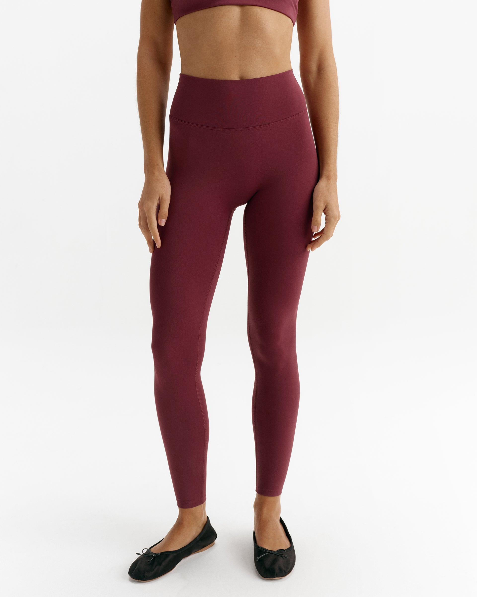 Ultimate Leggings - Damson Red
