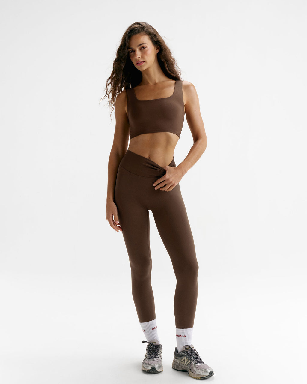 Ultimate Square Neck Bra - Chocolate Brown