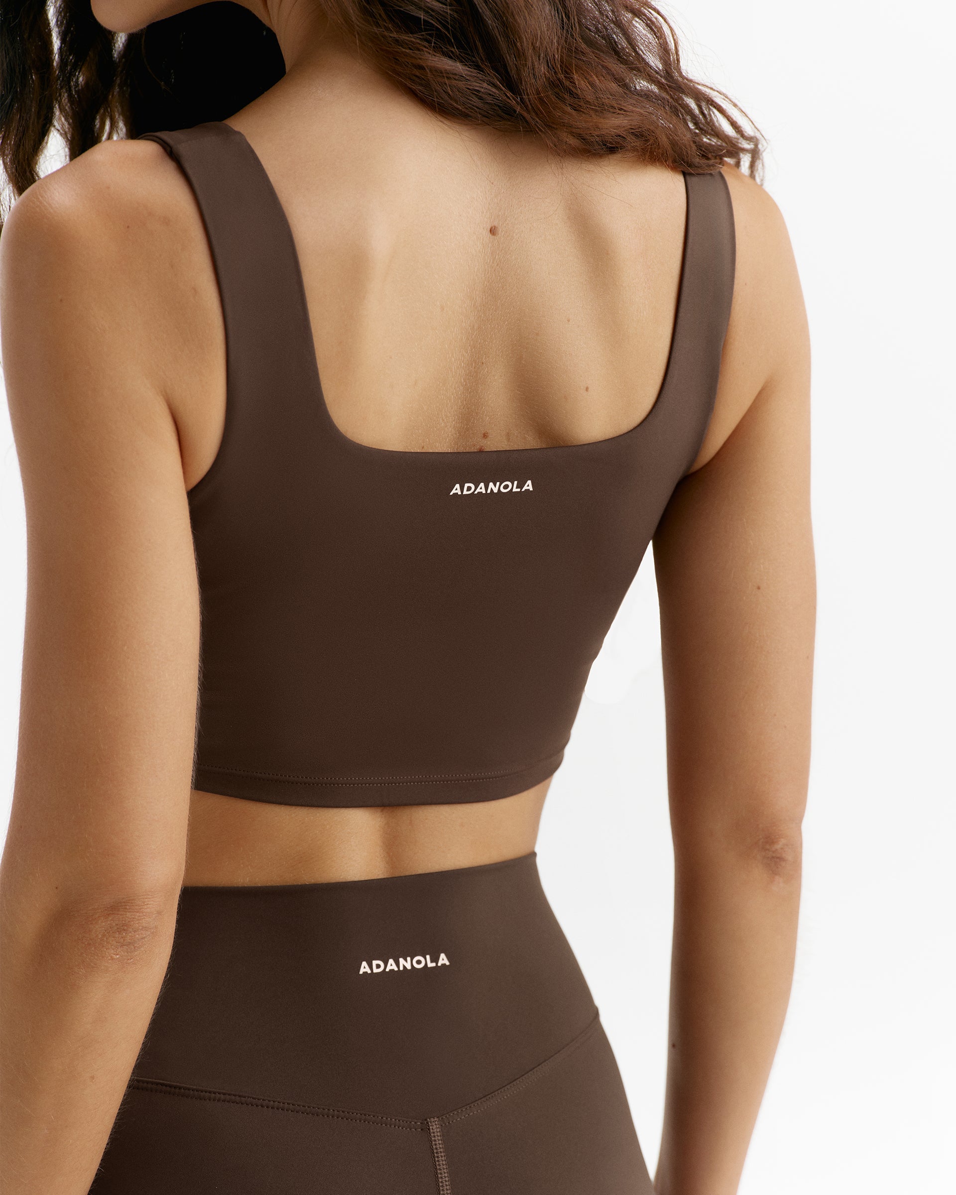 Ultimate Square Neck Bra - Chocolate Brown