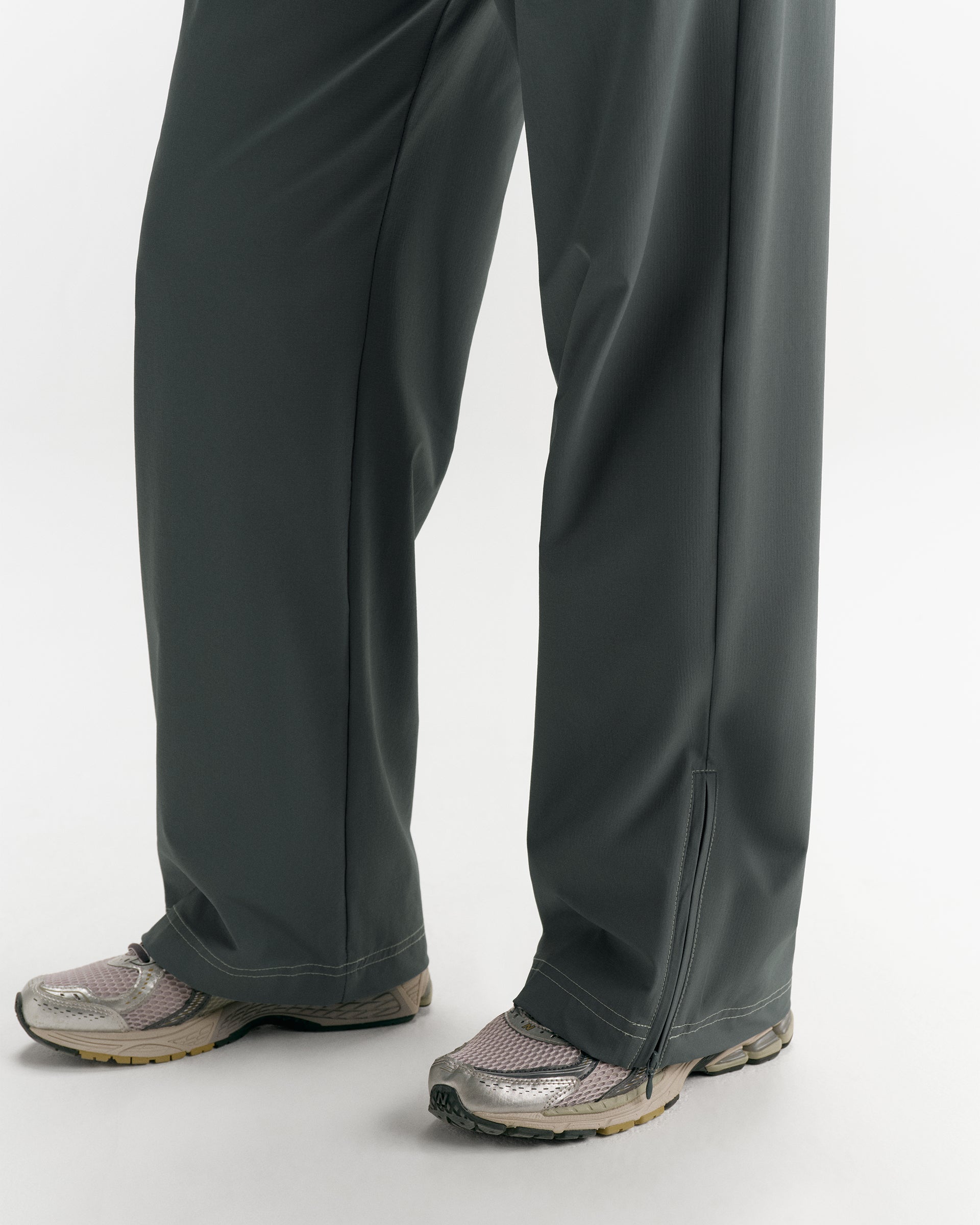 Adanola Sport Top-Stitch Detail Track Pants - Sea Green