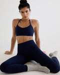 Classic Seamless Leggings - Navy Blue