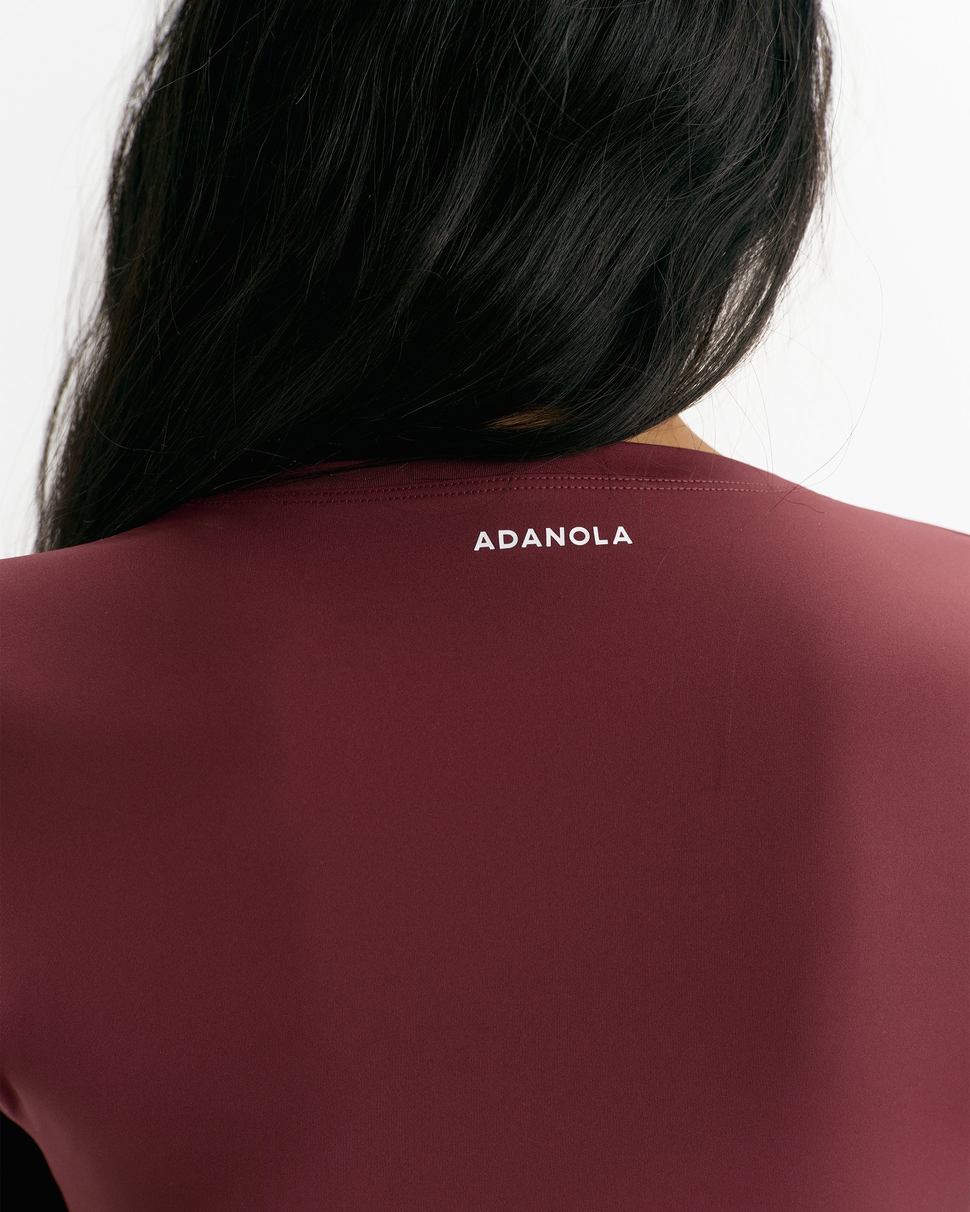 Ultimate Long Sleeve Top - Damson Red