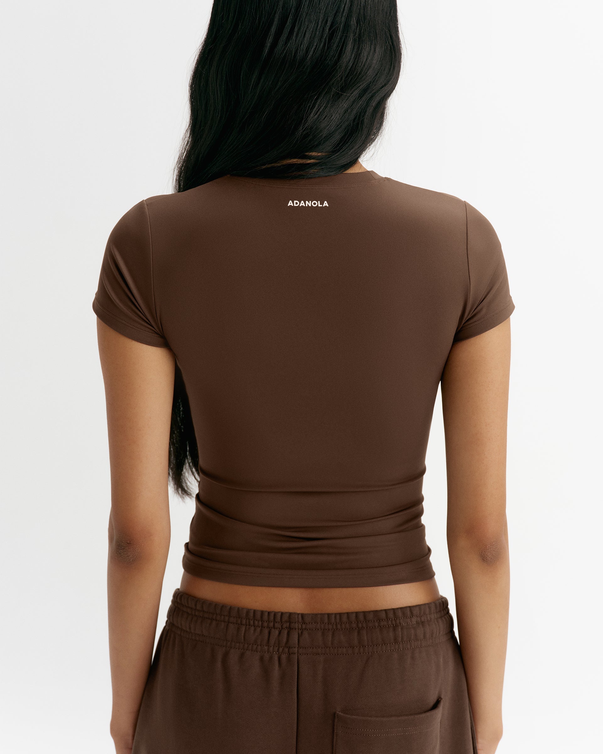 Ultimate Short Sleeve Top - Chocolate Brown