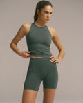 Seamless Racer Tank - Sea Green
