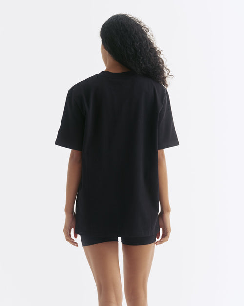 AS Short Sleeve Oversized T-shirt - Black/White