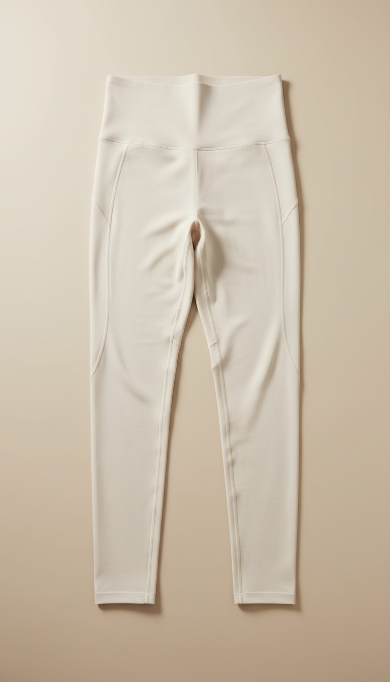 Seamless High-Rise Leggings Cream Matte