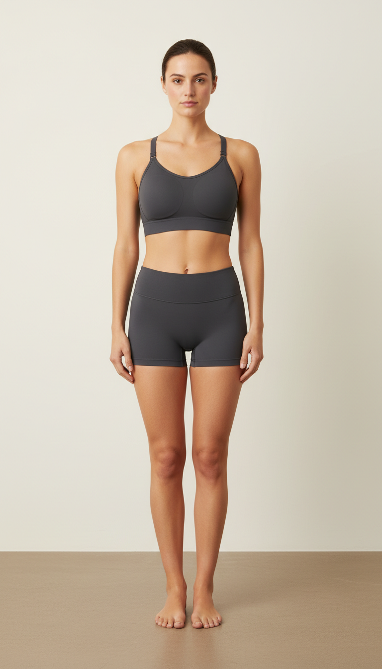 Contour Sports Bra Deep Charcoal